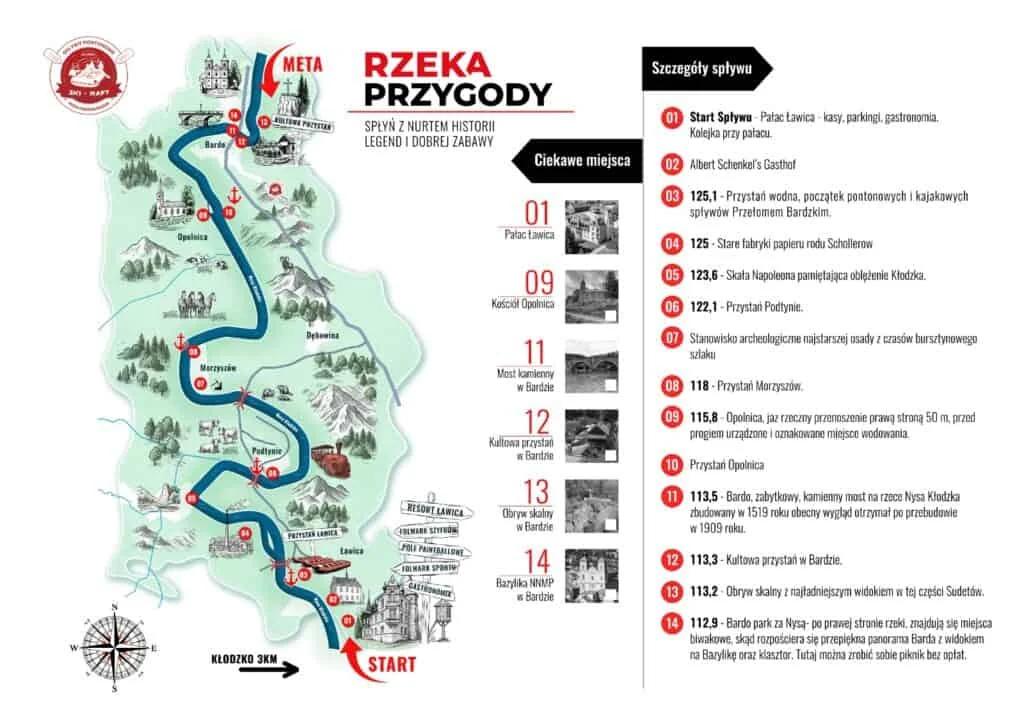Rzeka Przygody – spływ pontonowy Przełomem Bardzkim